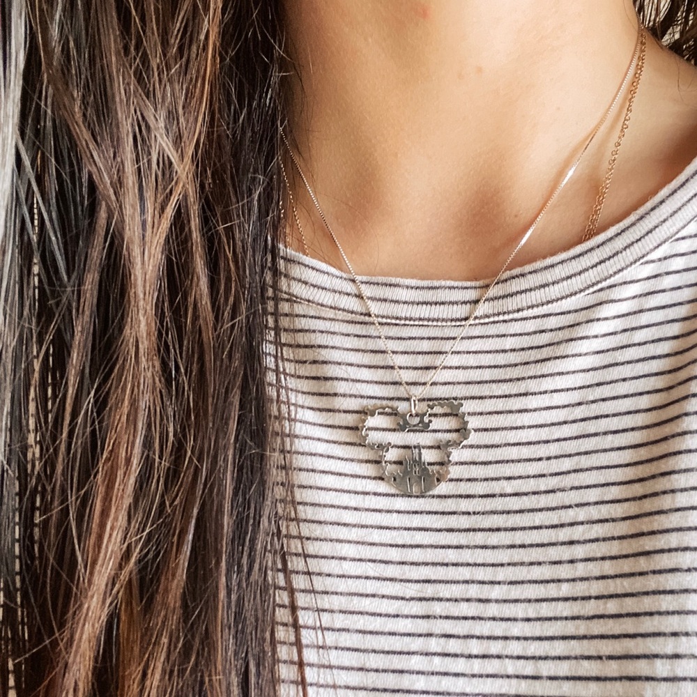 Sterling Silver Disney-inspired necklace